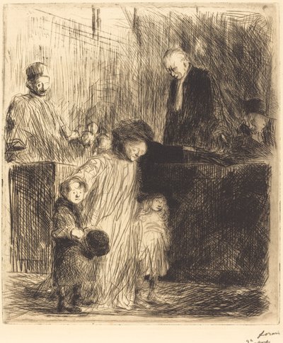 Nach der Anhörung (erste Platte) von Jean Louis Forain