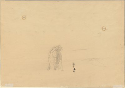 Figuren in einer Landschaft verso, ca. 1919 von Jean Louis Forain