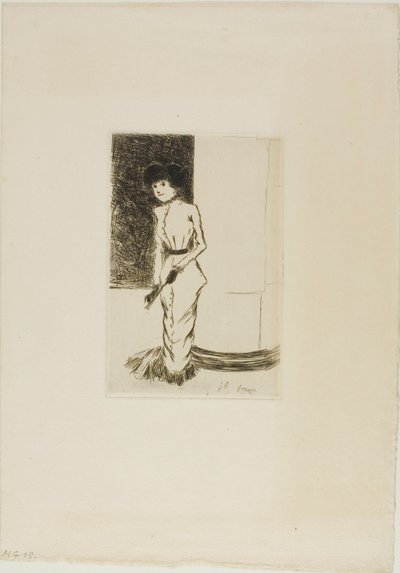 Frontispiz aus Croquis Parisiens von Jean Louis Forain
