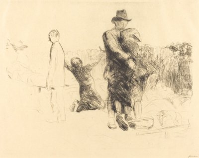 Lourdes, Transport des Gelähmten von Jean Louis Forain