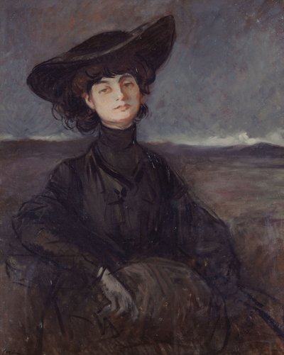 Porträt von Anna-Elisabeth, Comtesse Mathieu de Noailles 1876-1933, ca. 1905 von Jean Louis Forain
