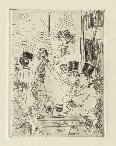 Das Café des Neuen Athen, ca. 1876 von Jean Louis Forain