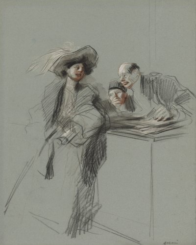 Der Klient von Jean Louis Forain