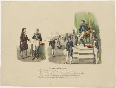 Audienzen von Wilhelm I. und Karl X., 1827 von Jean Louis Van Hemelryck (attributed to)