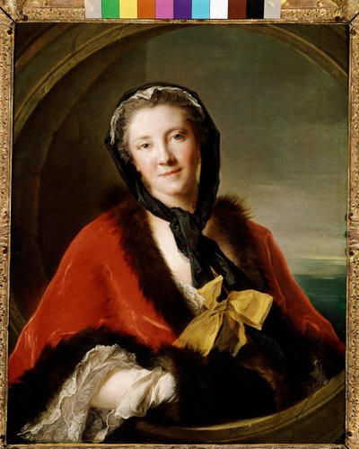 Porträt der Gräfin Ticino, Ehefrau des Botschafters von Schweden in Paris von Jean Marc Nattier