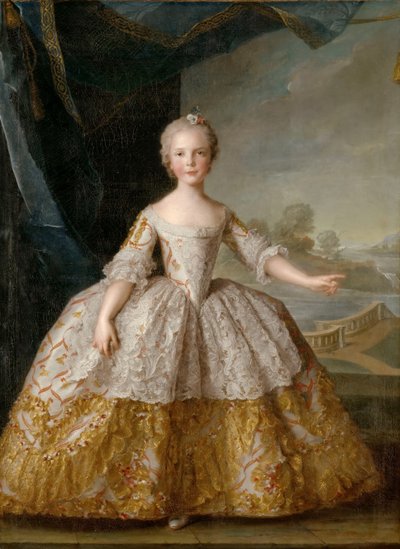 Prinzessin Isabella von Parma 1741-1763 als Kind von Jean Marc Nattier