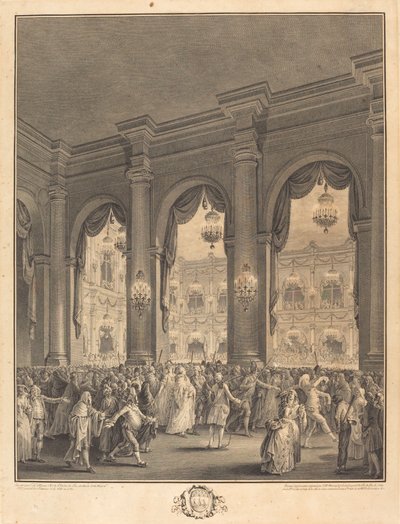 Der Maskenball von Jean Michel Moreau