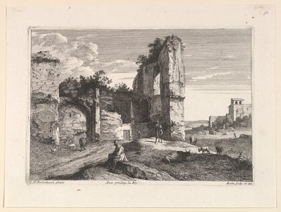 Die alte sitzende Frau von Jean Morin