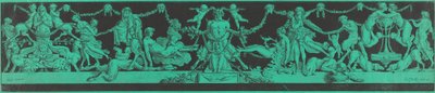 Eine Bacchanale mit ägyptischen und klassischen Figuren von Jean Philippe Guy le Gentil, Comte de Paroy, after Charles Monnet