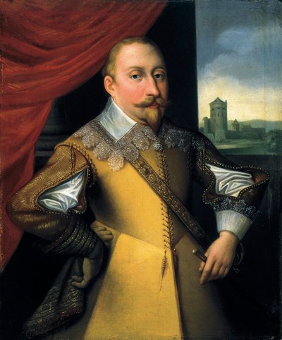 Porträt von Gustav II. Adolf von Jean Pierre (1806 39) Decreuse