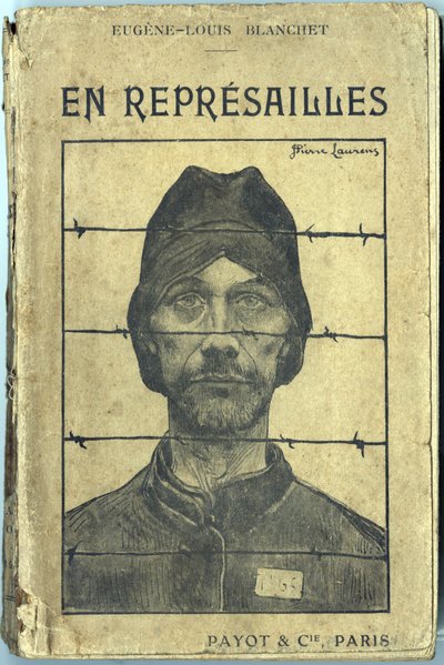 Titelblatt, „En reprisailles“, von Eugene-Louis Blanchet, Illustration von Jean-Pierre Laurens (1875-1933). Editions Payot et Compagnie, Paris von Jean Pierre Laurens