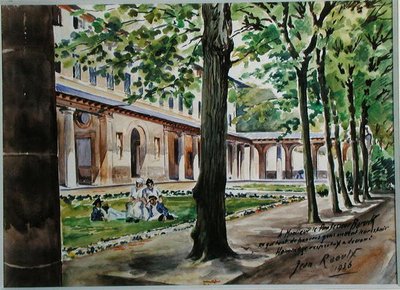 Der Garten des St. Maur Psychiatrischen Krankenhauses von Jean Raoulx