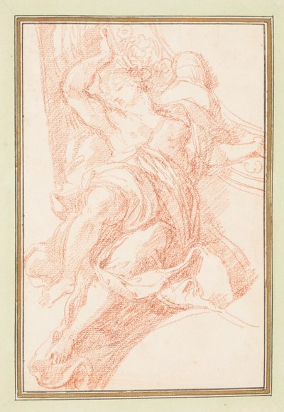 Deckendetail einer Figur und dekoratives Motiv von Jean Robert Ango