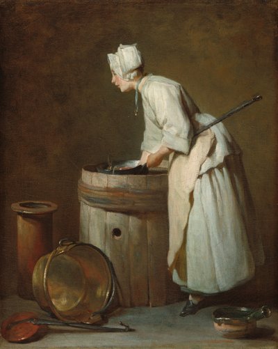 Die Küchenmagd von Jean Baptiste Simeon Chardin