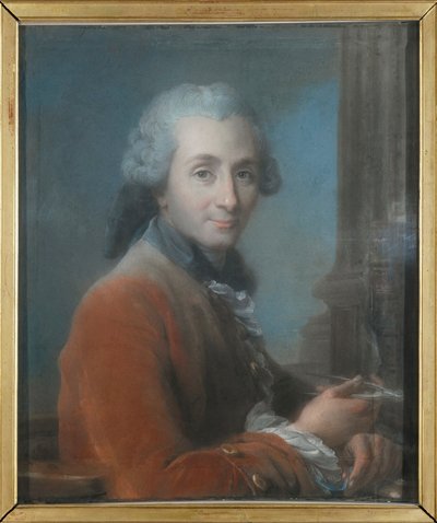 Porträt des Architekten Jacques Gondouin de Folleville 1737-1818, ca. 1780 von Jean Valade