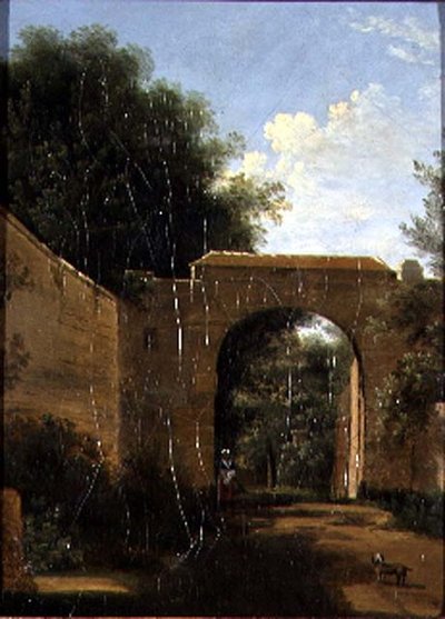 Ein ummauerter Garten von Jean Victor Bertin
