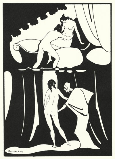 Die Liebesbücher des Ovid: Sie erfreut sich daran, die Keuschheit des Ehebettes zu entweihen von Jean de Bosschere