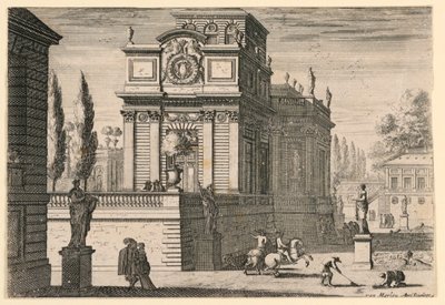Ein Park eines Schlosses von Jean le Pautre