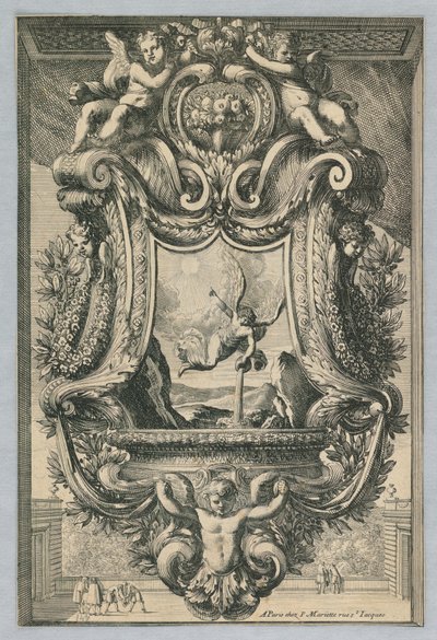 Entwurf für Weihwasserspeier, aus "Inventions Pour Faire des Plaques" von Jean le Pautre