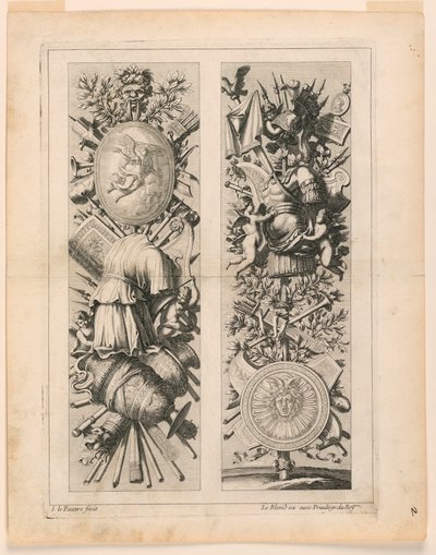 Satz von Trophäen, aus "Trophey a l