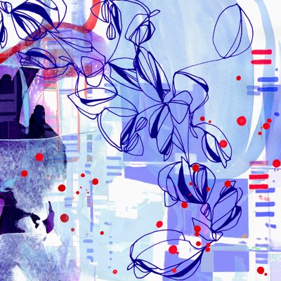 Abstrakte Stadt-Botanicals von Jenja Braun