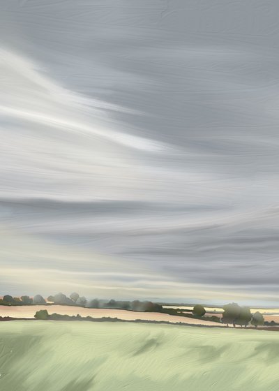 Ruhiger Landhimmel von Jenna Alheit