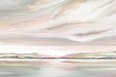 Serene Pastelllandschaft von Jenna Alheit