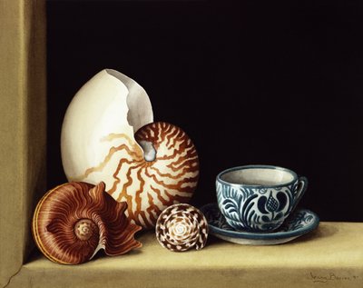 Stillleben mit Nautilus, 1998 von Jenny Barron