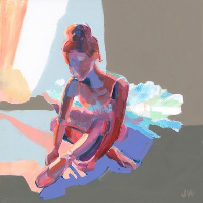 Sitzende Ballerina von Jenny Westenhofer