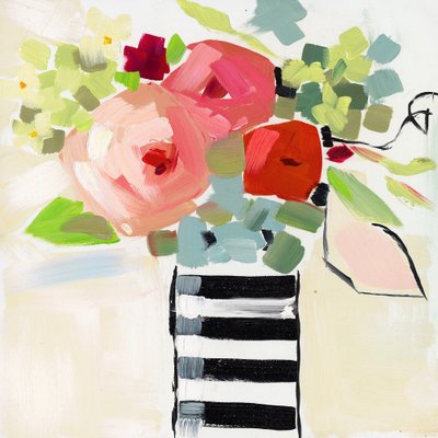 Schwarz-Weiß-Vase von Jenny Westenhofer