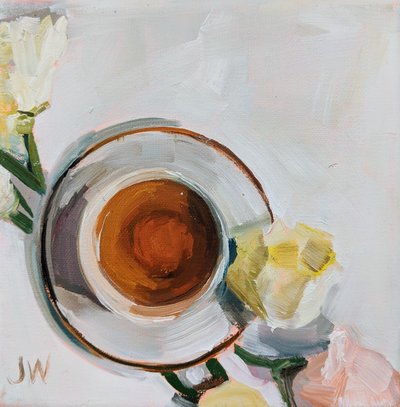 Blumen und Tee von Jenny Westenhofer