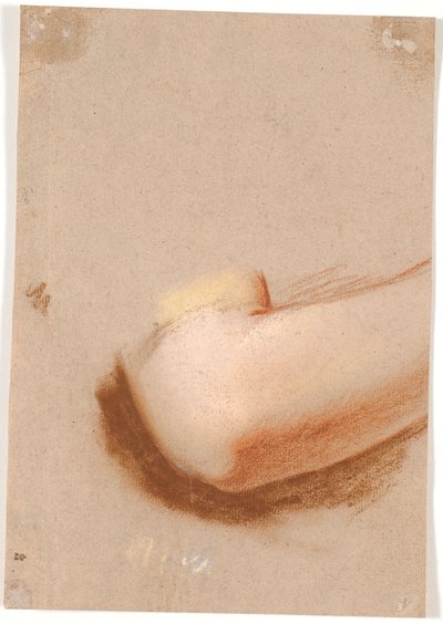 Studie eines rechten Ellenbogengelenks einer Frau von Jens Juel