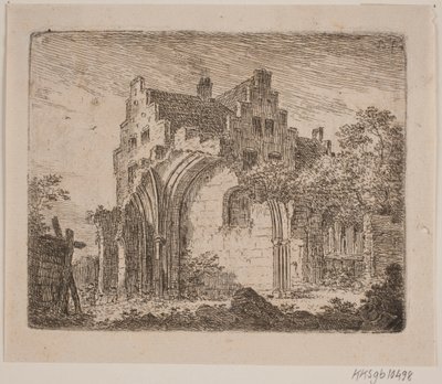 Ruine eines Klostergebäudes von Jes Bundsen