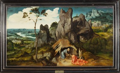 Saint Jérôme dans le désert von Joachim (attr.) Patinir