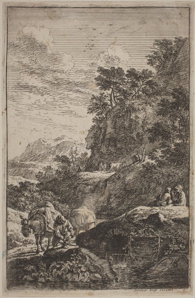 Landschaften im Stil von Salvator Rosa von Joachim Franz Beich