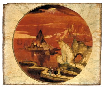 Sodom und Gomorra in Flammen von Joachim Patenier