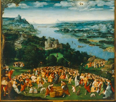 Die Brotvermehrung von Joachim Patinir