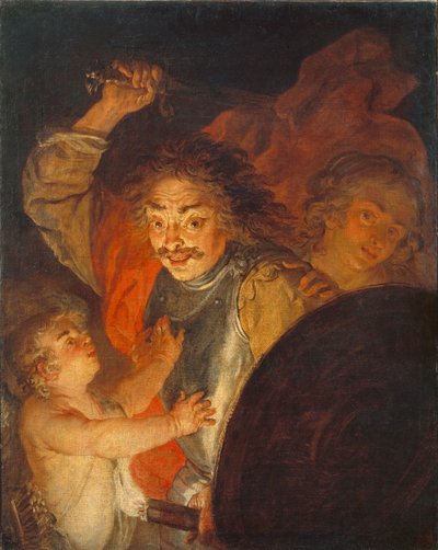 Mars, Venus und Amor Allegorie des Zorns, ca. 1630 von Joachim von Sandrart