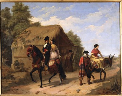 Andalusische Szene von Joachin Dominguez Becquer