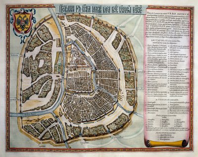 Moskau, Band II, Atlas Maior, von Joan Blaeu (1596-1673), Kupferstich, Amsterdam von Joan Blaeu