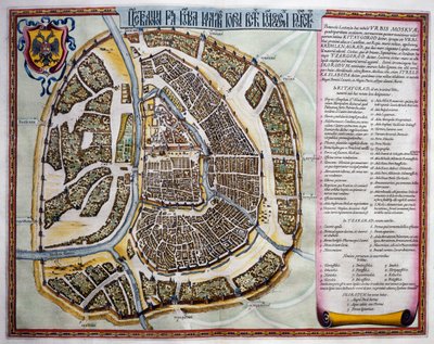 Moskau, zweiter Band, Titelseite von Teil I, aus Atlas Maior, Atlas in 11 Bänden, von Joan Blaeu (1596-1673) von Joan Blaeu