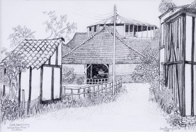 Lord Astors Molkerei, White Place Farm, Cookham von Joan Thewsey