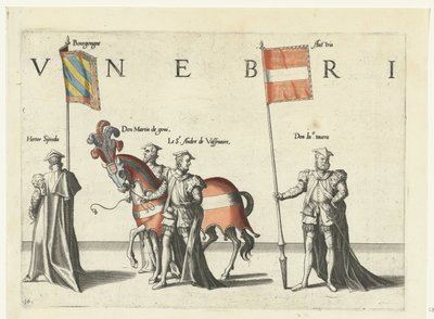 Teil des Umzugs, Nr. 10 von Joannes van Doetechum (I)