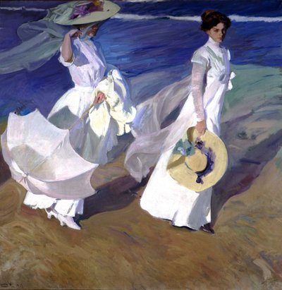 Spaziergang am Meer von Joaquin Sorolla