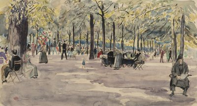 Die Tuileriengärten, Paris, ca. 1925 von Job Nixon