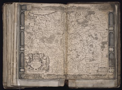 Nova Poloniae delineation Karte von Polen, um 1629-1630 von Jodocus Hondius