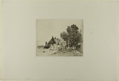 Die Krankenschwester, aus Cahier de six eaux-fortes, vues de Hollande von Johan Barthold Jongkind