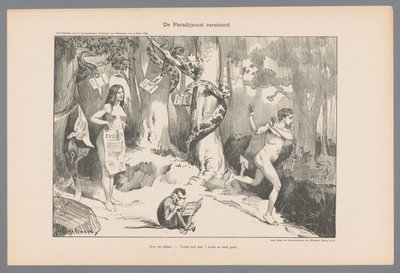 Die gestörte Ruhe im Paradies von Johan Braakensiek