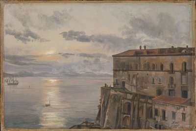 Die Kaserne von Pizzofalcone, Neapel von Johan Christian Dahl