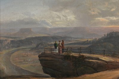 Blick von der Bastei von Johan Christian Dahl